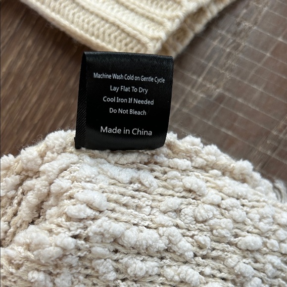 P.O.V. Cream Textured Knit Sweater - Picture 4 of 5